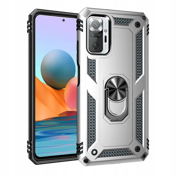 Spacecase Case Cover För Xiaomi Redmi Note 10 Pro Silver