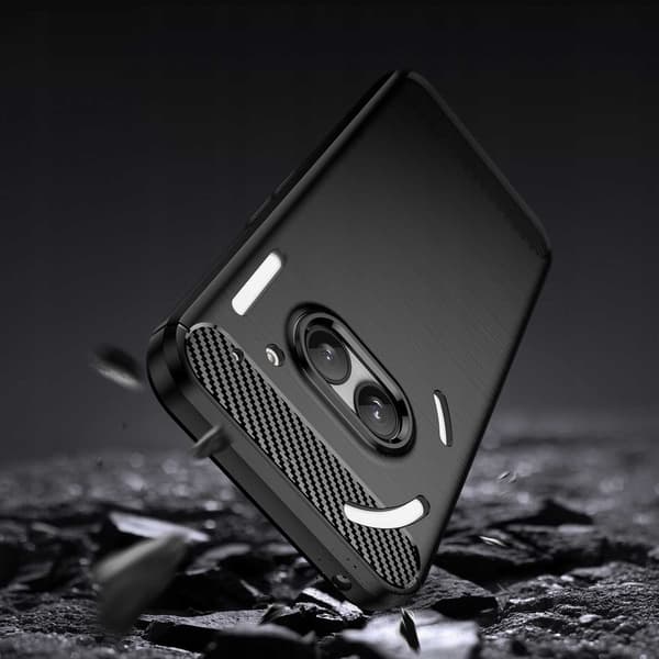 Spacecase Case Cover För Ingenting Telefon 2A 2A Plus Svart