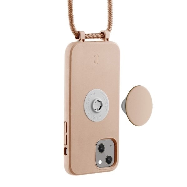 JE PopGrip-fodral iPhone 14 Plus / 15 Plus 6,7" beige/beige 30181 AW/SS23 (Just Elegance)