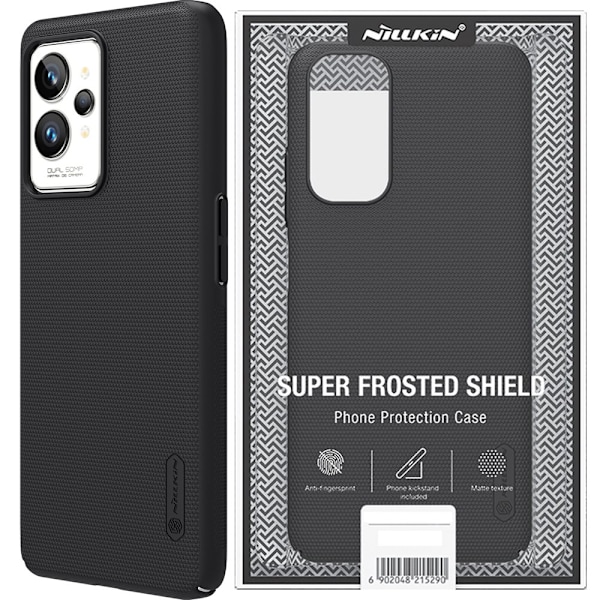 Nillkin Super Frosted Shield forsterket deksel + stativ for Realme GT2 Pro svart