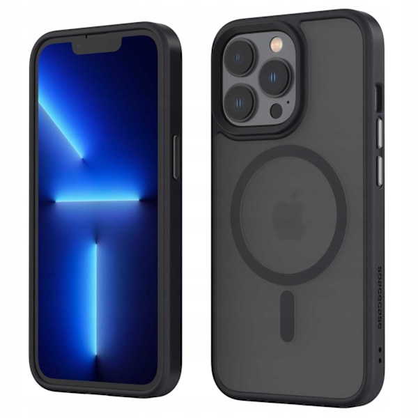 Spacecase Hybrid Case För Iphone 13 Pro Black