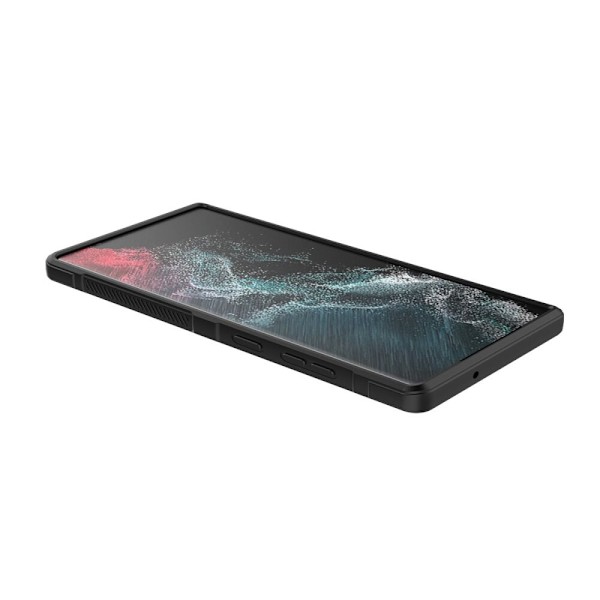 Magic Shield Deksel Samsung Galaxy S23 Ultra fleksibelt pansret deksel lyseblått