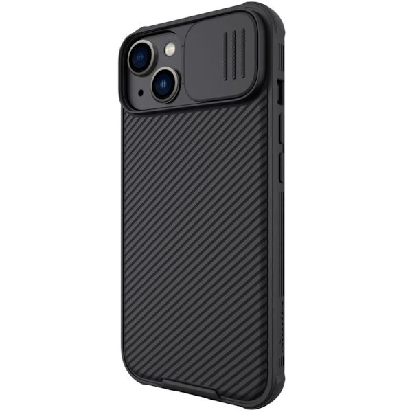 NILLKIN CASE CAMERA COVER TIL IPHONE 14+ SORT