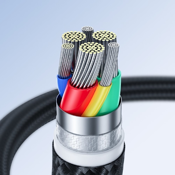 Joyroom USB - Lightning 2.4A Surpass Series-kabel 2 m svart (S-UL012A11)