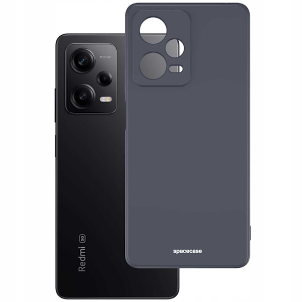 Spacecase Silikonfodral För Xiaomi Redmi Note 12 Pro 5G Black
