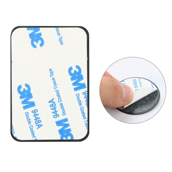 TECH-PROTECT METALLPLATE MAGNETISK BILMONTERING 4-PAKK SORT