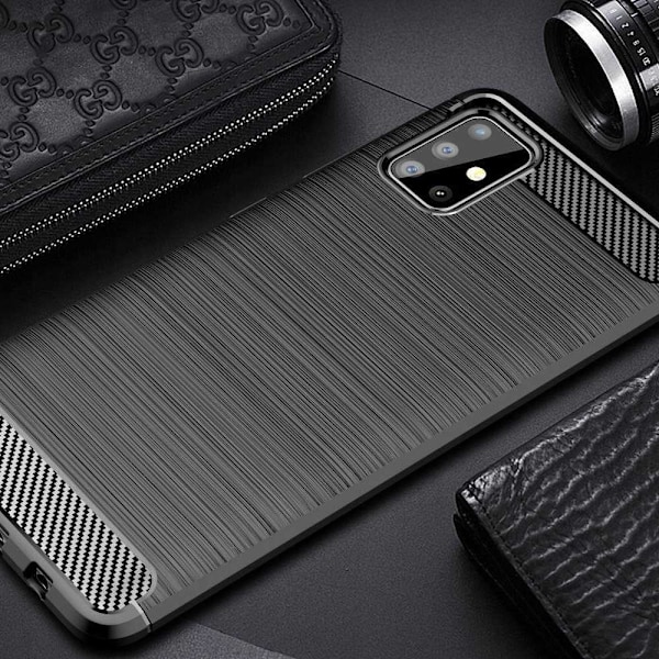Spacecase Kolhäll För Samsung Galaxy A51 Svart
