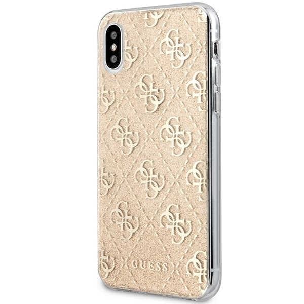 Gissa GUHCPXPCU4GLGO iPhone X/Xs guld/guld hårt fodral 4G Glitter
