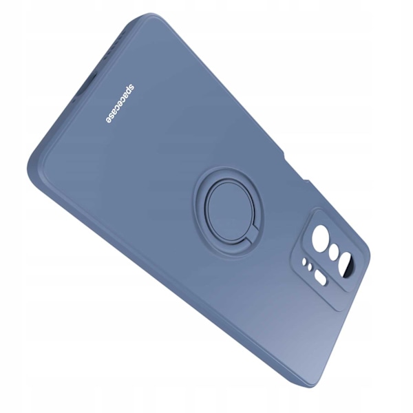 Spacecase Silikoncase Ring För Xiaomi Mi 11T 11T Pro Blue