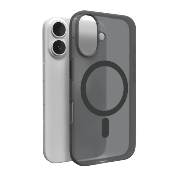 PURO DAYLIGHT MAGSAFE SILIKONETUI TIL IPHONE 16 PLUS - SORT Sort, Gennemsigtig