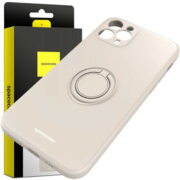 Spacecase Silikon Ringfodral För Iphone 11 Pro Max Bone Protective