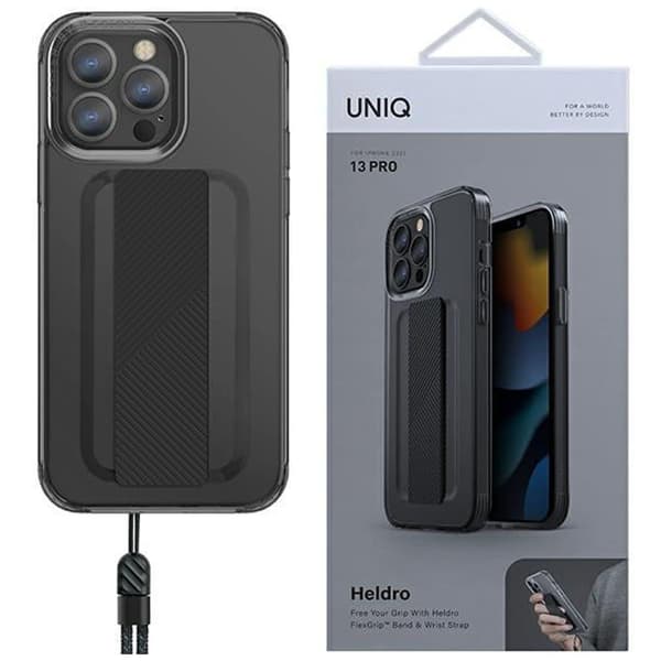 UNIQ HELDRO ETUI TIL IPHONE 13 PRO / IPHONE 13 - GRÅ