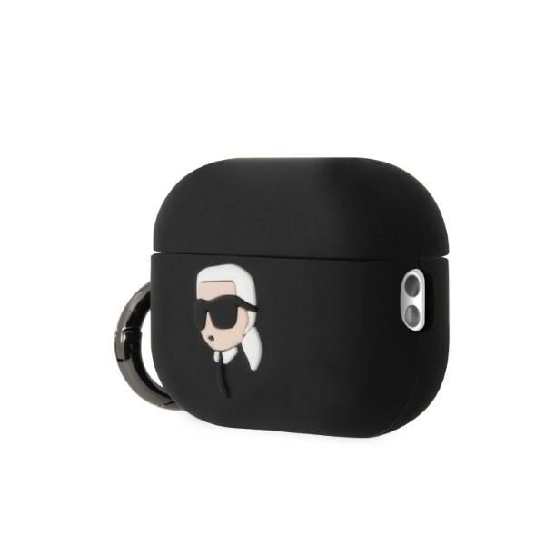 KARL LAGERFELD SILIKONE KARL HEAD 3D ETUI TIL AIRPODS PRO 2 - SORT