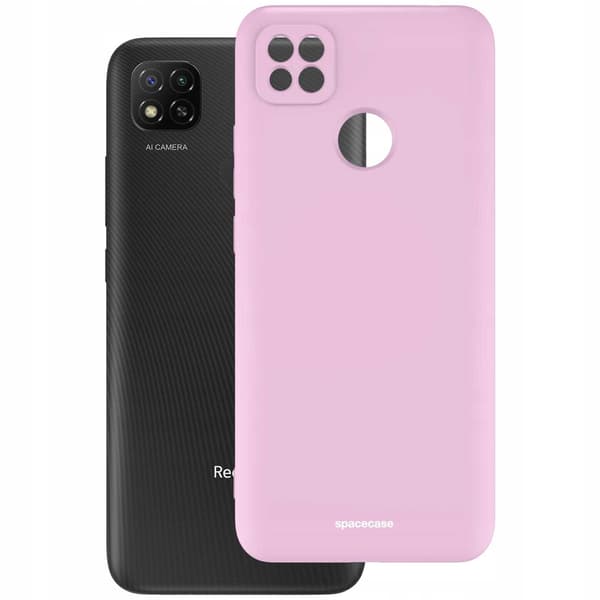 Spacecase Silikonfodral För Xiaomi Redmi 9C Lilac