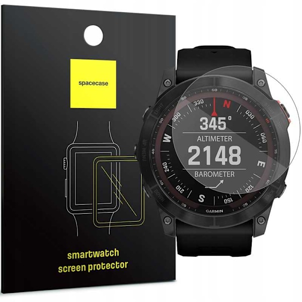 Rymdfall Härdat Glas 2.5D För Garmin Fenix 7X 7X Solfolie