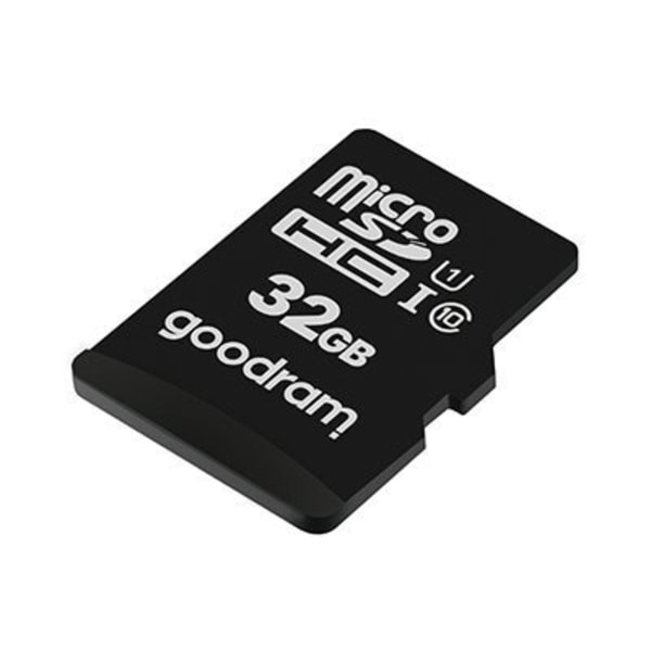 Goodram Microcard 32 GB micro SD HC UHS-I klasse 10 minnekort, SD-adapter (M1AA-0320R12)