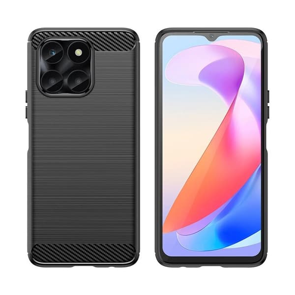 Carbon Case för Honor X6a - svart