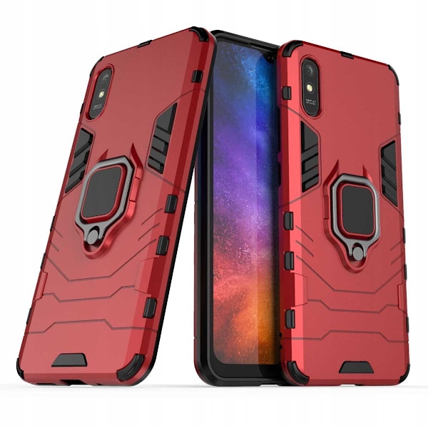 Spacecase Case Cover För Xiaomi Redmi 9A 9At Red Sc X-Ring