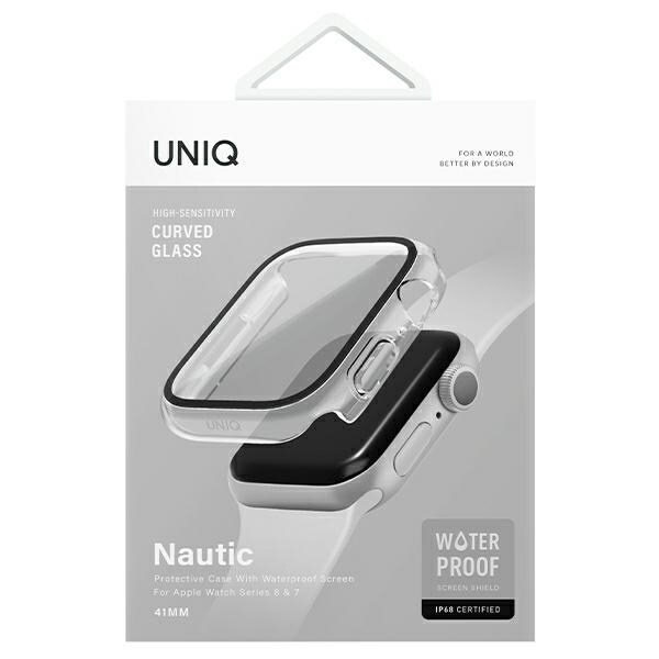 UNIQ fodral Nautic Apple Watch Series 7/8/9 45mm transparent/dave klar