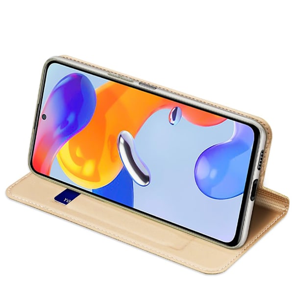 Dux Ducis Skin Pro hylsterveske Flip Cover Xiaomi Redmi Note 11 Pro 5G / 11 Pro Gold