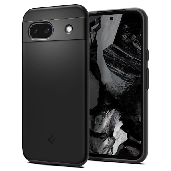 Spigen Thin Fit-deksel til Google Pixel 8A - Matt svart