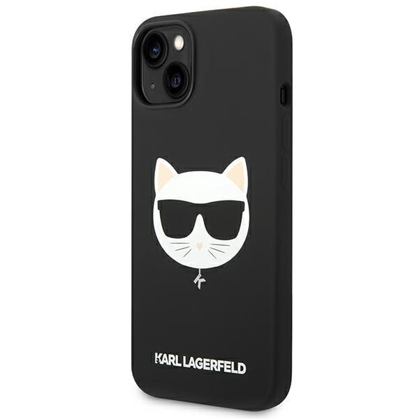 KARL LAGERFELD SILIKONE CHOUPETTE HEAD MAGSAFE ETUI TIL IPHONE 14 PLUS - SORT