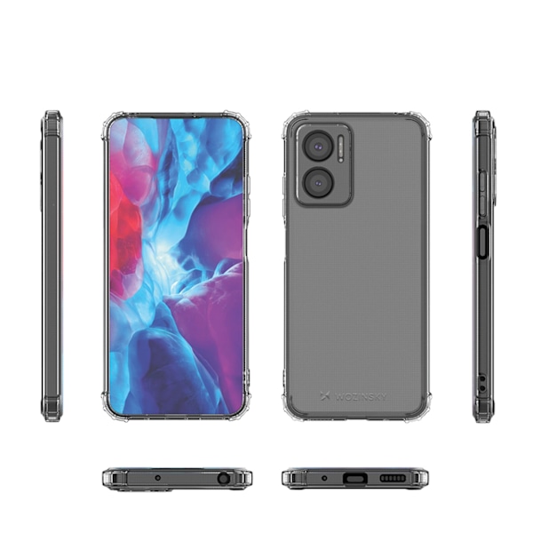 WOZINSKY ANTI SHOCK CASE XIAOMI REDMI NOTE 11E /REDMI 10 5G / REDMI 10 PRIME+ 5G / POCO M4 5G ARMORED COVER TRANSPARENT