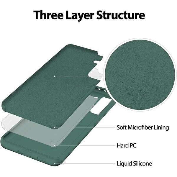 Mercury Silicone iPhone 15 Plus 6,7" grön