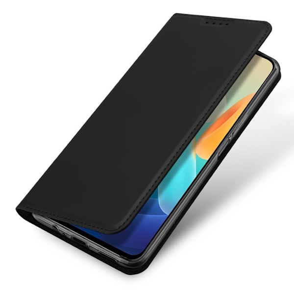 Dux Ducis Skin Pro Case Vivo Y16 / Y02s lommebokdeksel med svart flip