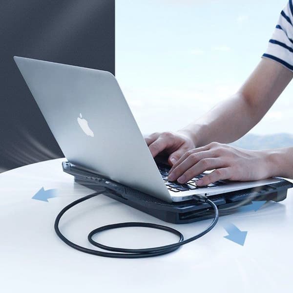 Ugrønn kabel USB 3.0 (hann) - USB 3.0 (hann) 2m grå (10371)