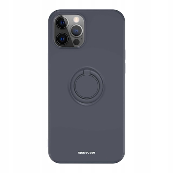 Spacecase Fodral Silikonringskydd För Iphone 12 Pro Max Svart