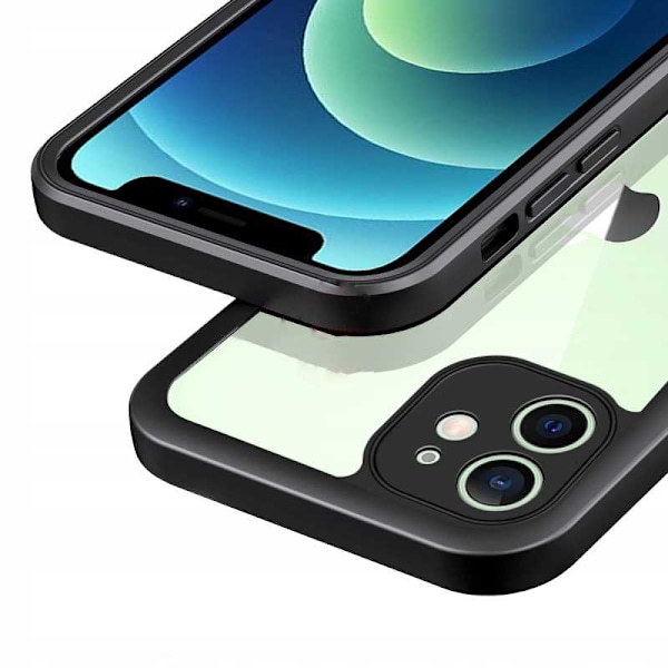 Spacecase Case Beetle 360 Skal För Iphone 12 Svart