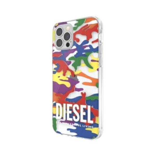 Diesel Clear Case Pride Camo AOP iPhone 12/12 Pro multicolor/färgglad 44332