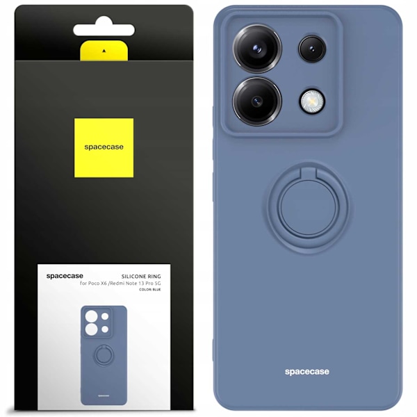 Spacecase Silikonecase Poco X6 Rm Note 13 Pro 5G Blå