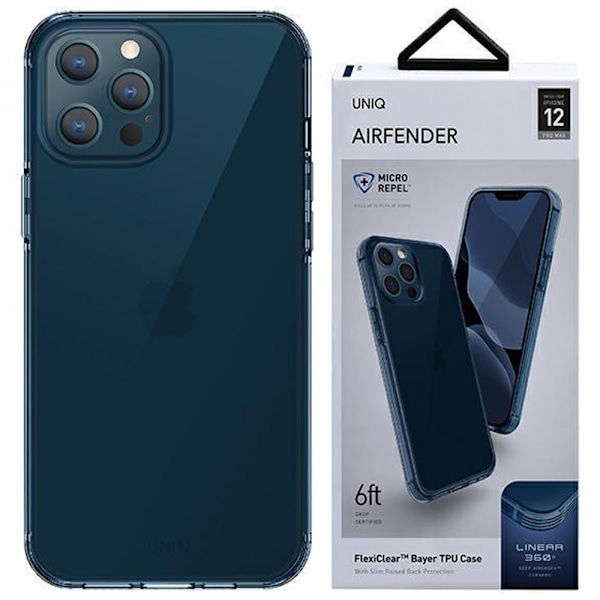 UNIQ AIR FENDER COVER TIL IPHONE 12 PRO MAX - BLÅ