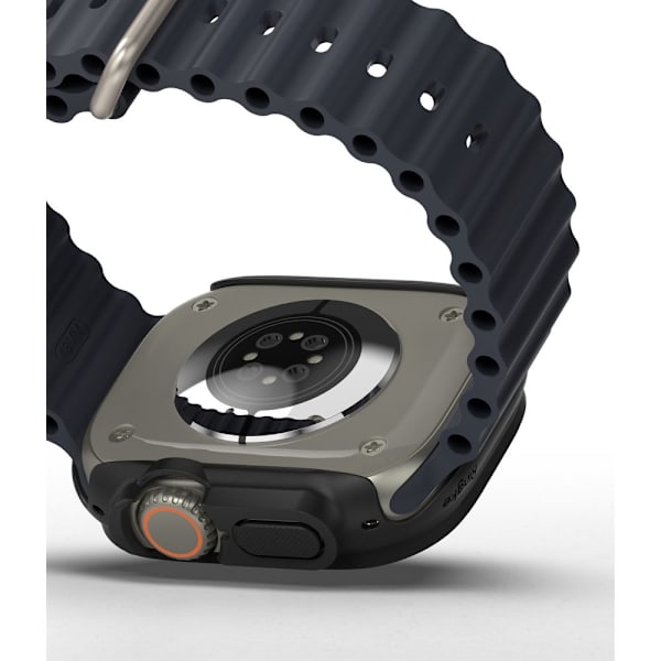 RINGKE SLIM 2-PAK APPLE WATCH ULTRA 1/2 (49 MM) KLART & MAT SORT