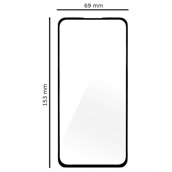 Spacecase 5D Härdat Glas För Oppo Reno 2 Skärmskydd
