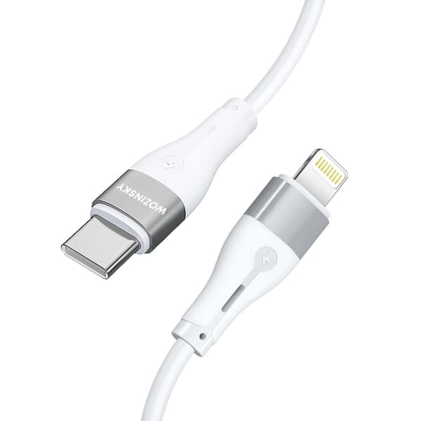 Wozinsky WSTCL2 Lightning / USB-C PD 27W kabel 2 m - hvit