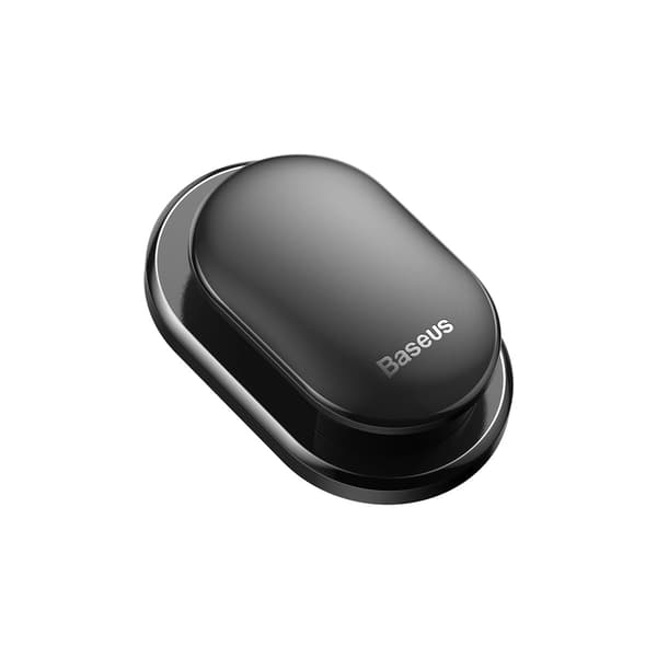 BASEUS SMALL SHELL BØJLE TIL BIL, HJEM, GARAGE 4 STK - SORT