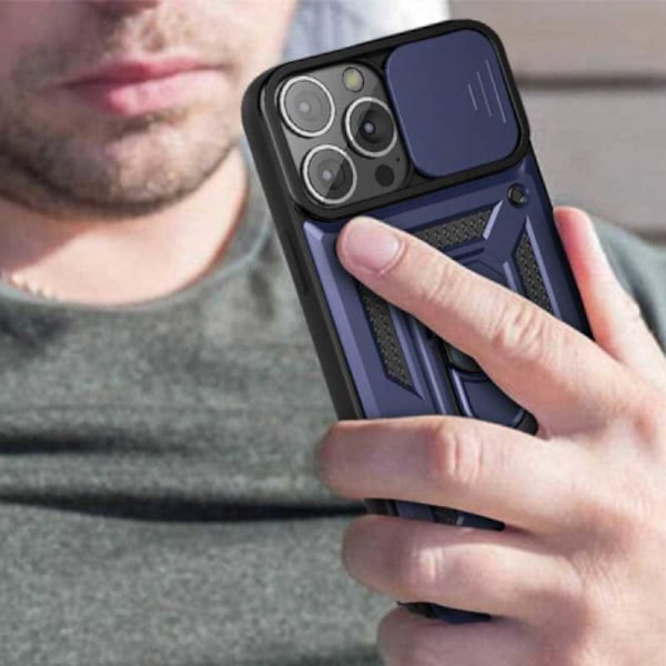 Spacecase Case Cover För Iphone 13 Pro Max Blå Camring