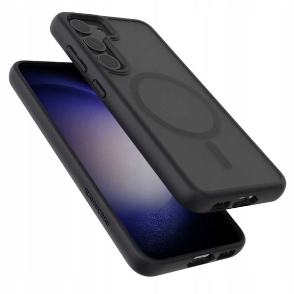 Spacecase Case Hybrid Case För Samsung Galaxy S23 Svart