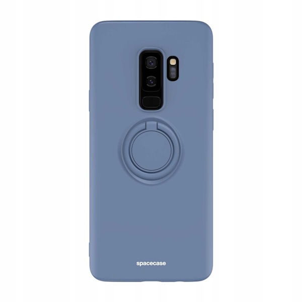 Spacecase Silikonecase Ring Galaxy S9+ Blå