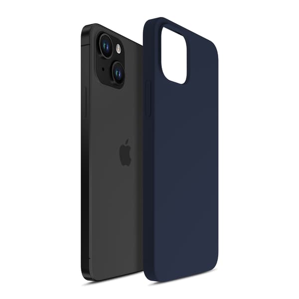 APPLE IPHONE 15 PLUS - 3MK SILICONE CASE DARK NAVY