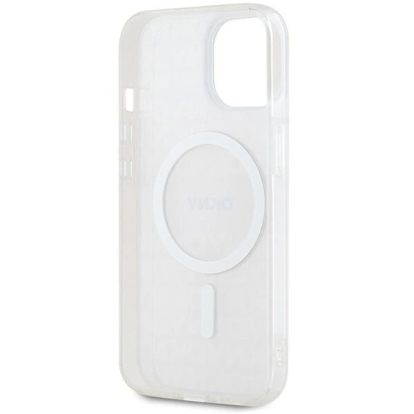 DKNY IML Mono & Stripe MagSafe beskyttelsesveske for iPhone 15/14/13 - Rosa