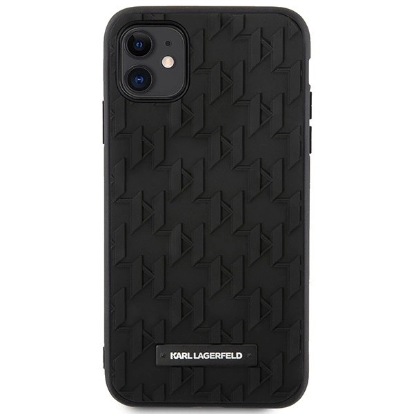 KARL LAGERFELD 3D MONOGRAM COVER TIL IPHONE 11 / XR - SORT