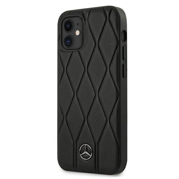 Mercedes MEHCP12SMULBK iPhone 12 mini 5.4 svart/svart hardt deksel Wave Line