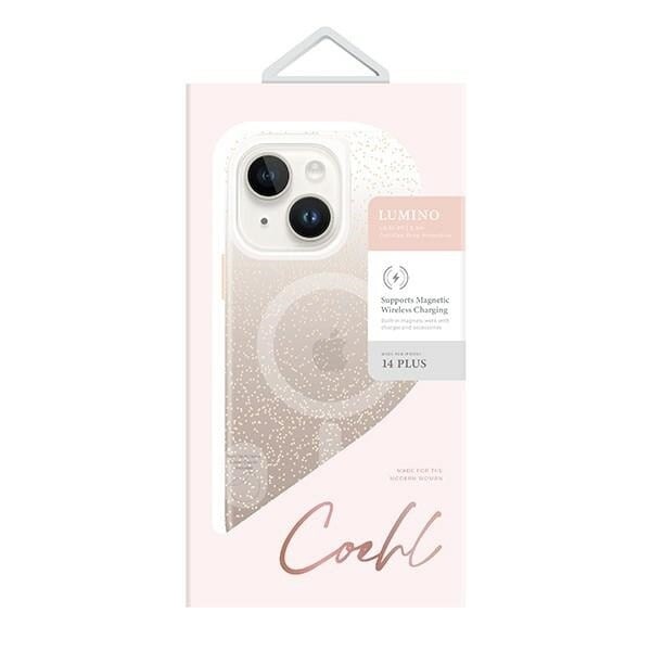 UNIQ-deksel Coehl Lumino iPhone 14 Plus 6.7 gull/champagnegull