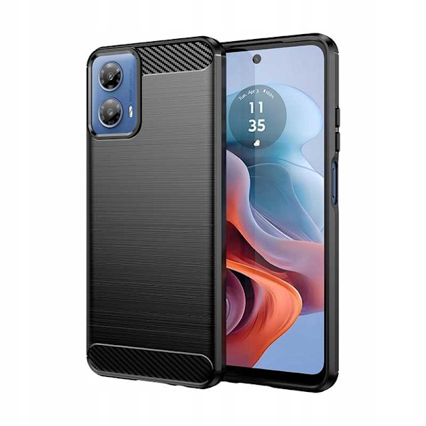 Spacecase Case Cover För Motorola Moto G34 G45 5G Svart