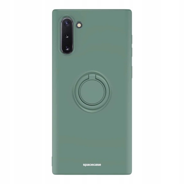 Spacecase Silikonecase Ring För Samsung Galaxy Note 10 Mörkgrön