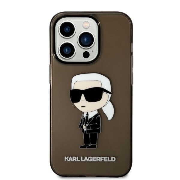 KARL LAGERFELD IKONIK KARL ETUI TIL IPHONE 14 PRO - SORT